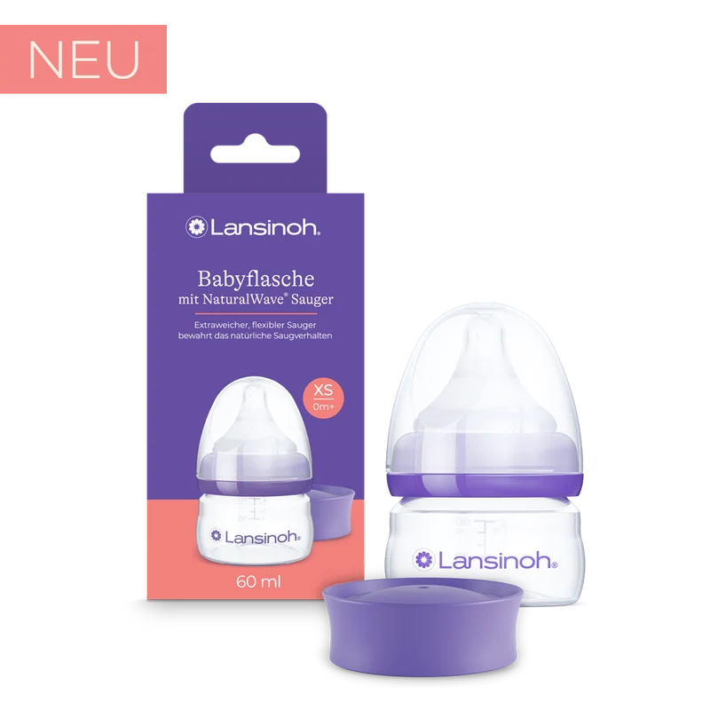 NEU: Babyflasche mit NaturalWave® Sauger XS, 60ml